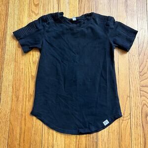 Posh Kiddos Shirt Toddler 4T Black Punk Street Kids Tshirt